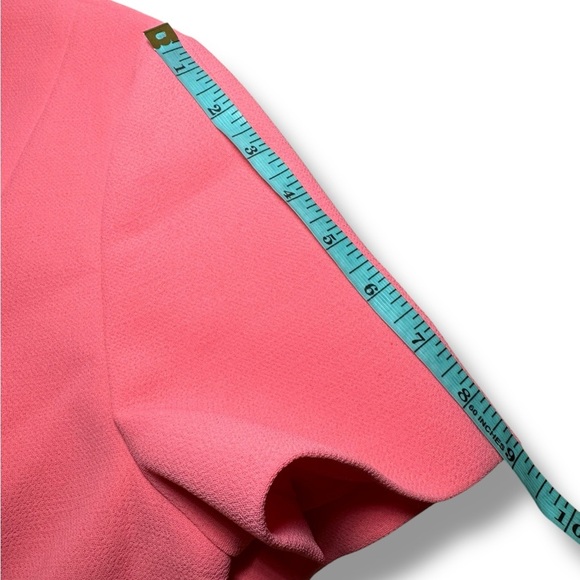 LK Bennett Pink Jolie Boxy Shift Dress w/Pockets Sz 10 EUC - Picture 7 of 9